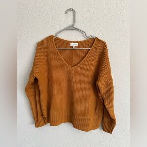 Like New Lucky Brand Mustard Sweater